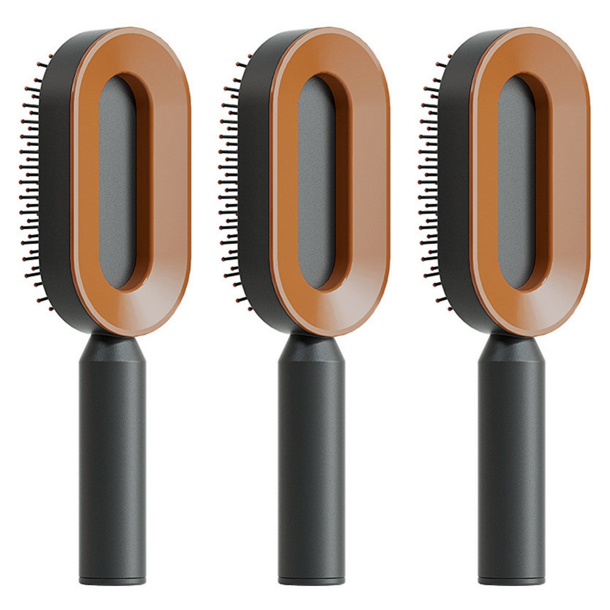 Brosse Démêlante Auto-Nettoyante | Massage Cuir Chevelu Anti-Statique